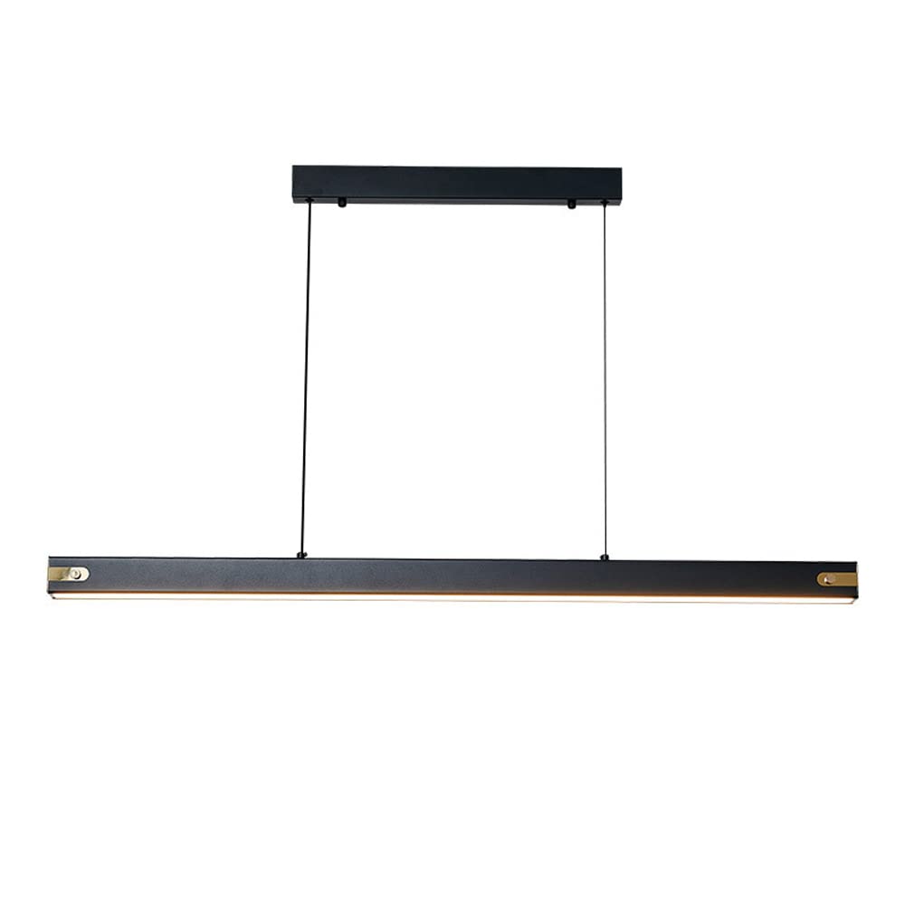 Lustre long suspendu LED design nordique pour salle à manger moderne