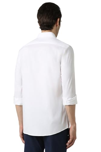 Image of Peter England Men's Premium Stretchable Cotton Solid Casual Shirt