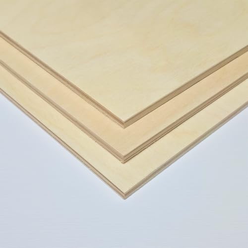 AtHaus® Placas de Contrachapado 8 mm | Tableros Multiplex | Placas de Madera | Cortes Disponibles: 50x30 cm