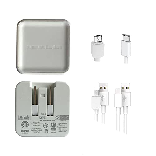 Charger for Harman Kardon Aura Studio 3 2/Allure Portable/Go+Play JBL Flip 4, Pulse 2, Flip 2, Flip 3, Pulse, Replacement Power Cord Supply Cable (White)
