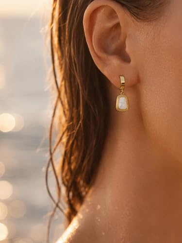 Image of Rubans Demi Fine Stainless Steel Hoop Earrings Daily Gift for Women & Girls
