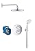 Produktbild GROHE Grohtherm 1000 | Thermostate - Duschsystem Unterputz mit Tempesta 210 |chrom |34614001