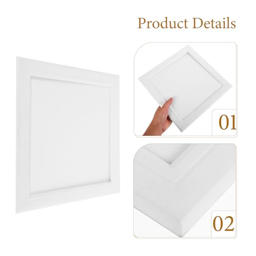 Panel de Acceso de Plástico ABS EXCEART (2 Piezas) para Plomería y Techo 4