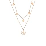 💎DESIGN Die Mendozza Halsketten aus unserer Double-Layer Necklace Collection beeindrucken durch ihr schlichtes und zugleich elegantes Design. Die Ketten sind mehrreihig und bestehen aus einer eng anliegenden Kette mit fünf Münzen (Plättchen) und einem zierlichen Wellen Anhänger, der den Schmuck zu einem echten Eye-Catcher macht. Hole Dir den Blogger Look nach Hause und mache mit unseren Ketten Dein Sommer-Festival Outfit perfekt.