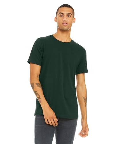 Bella Canvas Jersey Short Sleeve Tee Forest Green