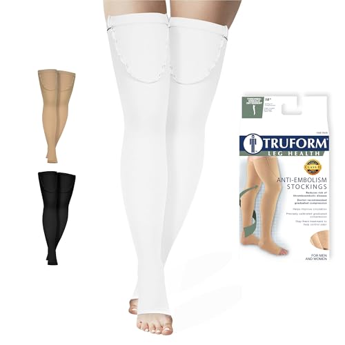 Truform Anti Embolism Stockings, Thigh High Post...
