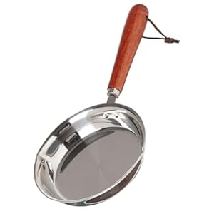 Warmhm GNC8Y23 Bratpfanne mit Holzgriff