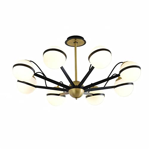 Chandelier LED moderne pour remplacer un vieux lustre de salon sombre