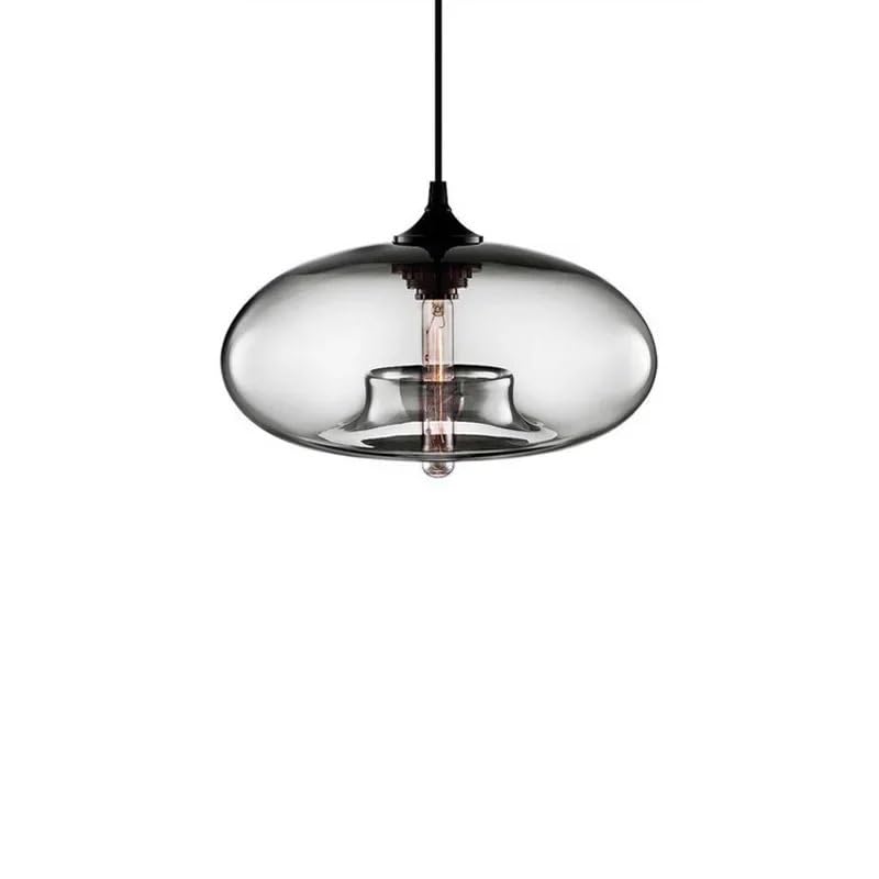 Lustre en verre pour salle à manger luminaire suspendu de cuisine au style scandinave