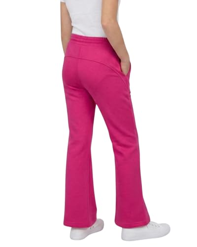 Image of WELAKEN Girls Sweatpants for Casual & Athletic - Kids Flared Pants Bell-Bottom Trousers with Pockets
