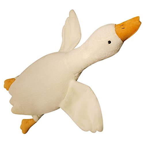 OUKEYI Giant White Goose Plush Pillow Toy, Cute Stuffed Animal Duck Plush