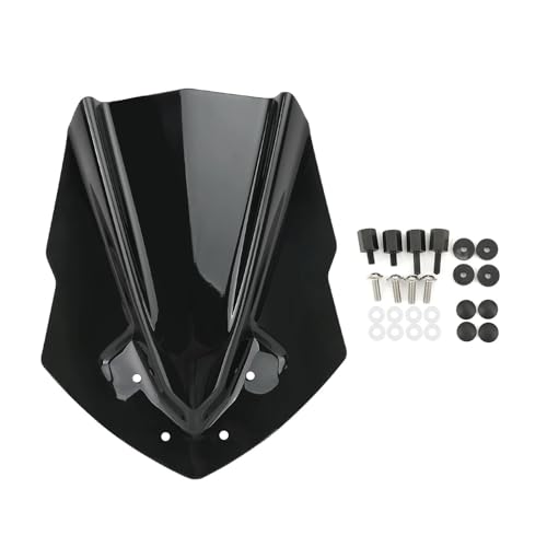 Pare-brise de moto MT125 anti-turbulences en ABS rigide pour modèles 2015-2019
