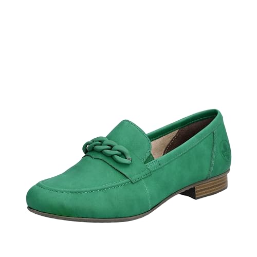 Rieker Damen 51999 Slipper, Smaragd, 40 EU