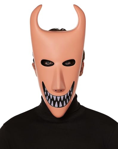 Spirit Halloween The Nightmare Before Christmas Lock Half Mask Officially Licensed Scary Mask Costume Accessory Unisex Adult ONE Size FITS Most Standard Multicolor