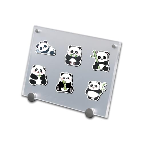 20 imanes decorativos para nevera con diseño de panda miniatura 7