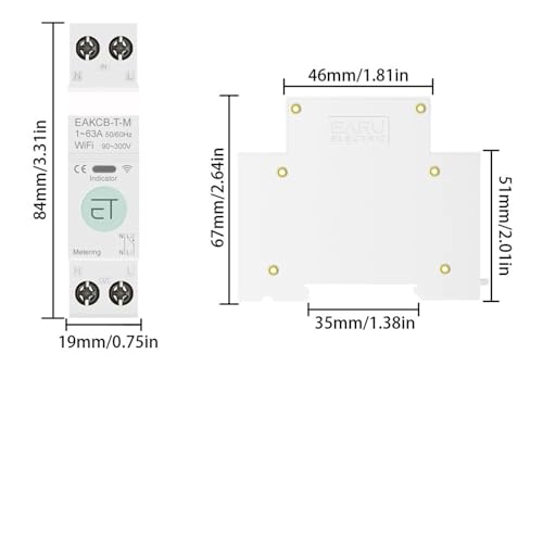 Disjoncteur intelligent WiFi 63A pour éviter les surcharges de courant - 3