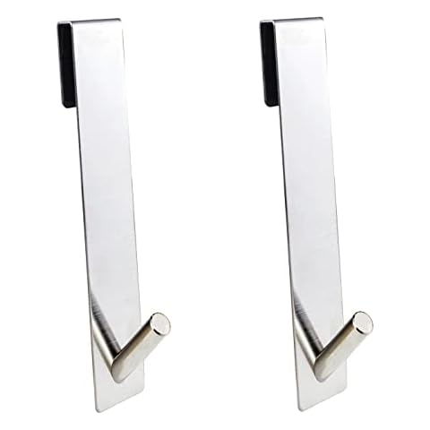 Eidoct 7-Inch Over Door Shower Hooks Cover