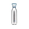 Milton Duo DLX 1750 Thermosteel 24 Hours Hot and Cold Water Bottle with Handle, 1 Piece, 1.57 Litre, Silver | Leak Proof | Office Bottle | Gym | Home | Kitchen | Hiking | Trekking | Travel Bottle