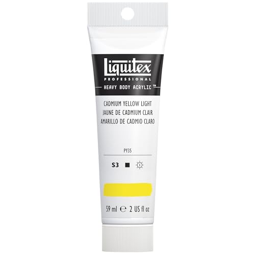 Image of Liquitex Professional Heavy Body Acrylic Paint 2-oz tube, Cadmium Yellow Light