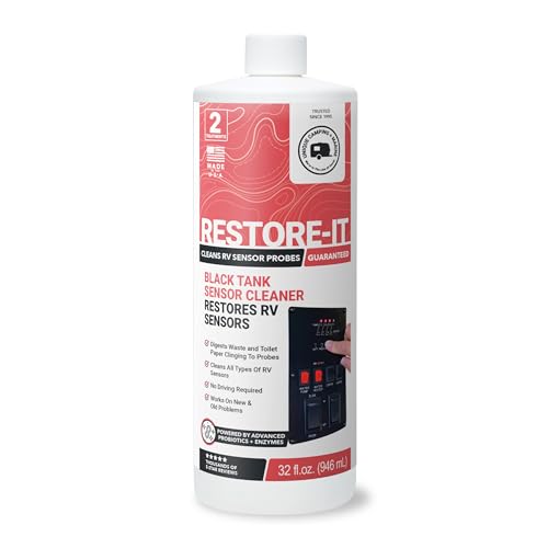 Unique Restore-It RV Sensor Cleaner Liquid – Cleans Dirty Se...