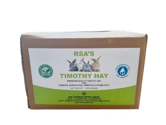 RSAs Timothy Hay for Rabbits, Guinea Pigs, Hamsters and Small Animals - 1 kg (B0BQRJYLV4) Amazon Price History, Amazon Price Tracker