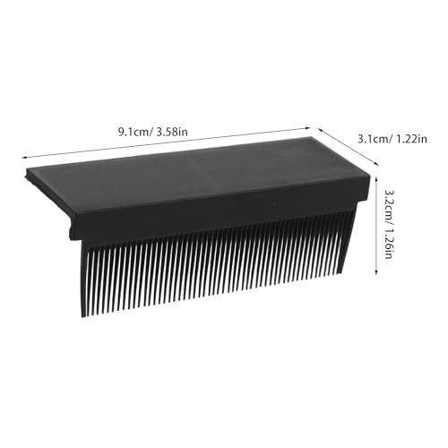 Peine alisador removible para cabello negro 4 piezas miniatura 2