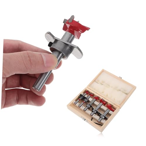 Set 5 brocas sierra para madera con aleación de acero al carbono miniatura 3