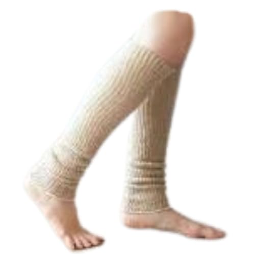 Image of Kakun Japan Signature 'Mofmofu' Silk Leg Warmers - Arm Warmers Cozy Sleep, Made in Japan - Winter Comfort for Pregnant Women