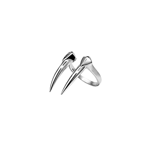 rgwtgkyh Open Snake Tooth Rings for Women Retro Vintage Animal Wings Teeth Adjustable Hypoallergenic Dainty Jewelry Gifts (Snake tooth Adjustable)