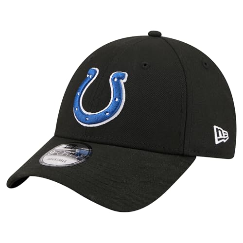 New Era Mens Black Indianapolis Colts Core Team 9FORTY Adjustable Hat