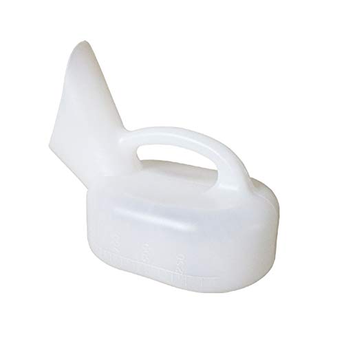 ROYETUM Lifestyle Incontinence Aid Female Urinal for Car, Toliet Urinal, Bedpans Pee Bottle, with a Lid and Funnel, Plastic Can for Car, Old Man, Child and Diabetes for Camping Outdoor Travel