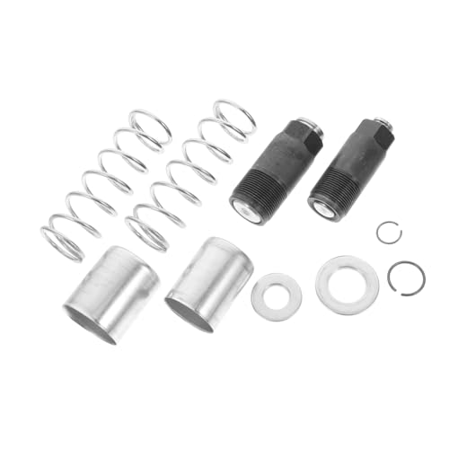 IWOWHERO Pompa Idraulica Orizzontale Con Doppio Pistone Per Sollevamento Auto Accessori Per Cric Idraulico Corpo Della Pompa E Ruote Girevoli Kit Completo Per Cambio Olio E Riparazioni Automotive