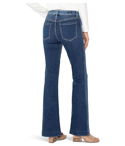 Liverpool Women's Hannah Flare with Blocking Details Mid-Rise Jeans 30" Inseam2