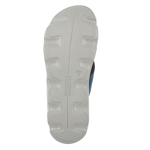 Image of Medifeet Broad Strap Cushioned Leather Slippers for Women