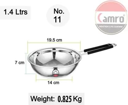 Image of Camro Triply Artisian Deep Fry Pan Induction Friendly 1.4 LTR 11 No.