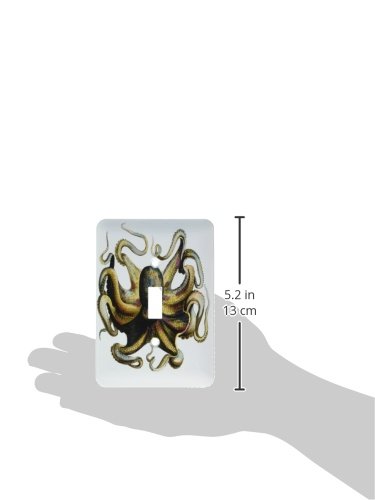 Kraken pieuvre couvercle d'interrupteur pour cacher mur usé - 3