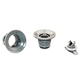 Moliuoly Doppelt abgedichtete Luftventil-Düsenkappe mit 6 Löchern für Schlauchboote, Beiboote, Kanus und Kajaks