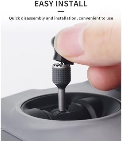 Soft Rubber Thumb Grip Caps Cover for DJI RC Pro 2 Remote Controller, Anti-Skid Sweatproof Joystick Knob for DJI Mavic 4 Pro/Air 3/Mini 4 Pro/Avata 2 Drones, Easy Install & Lightweight (2-Pack) — 사진 2