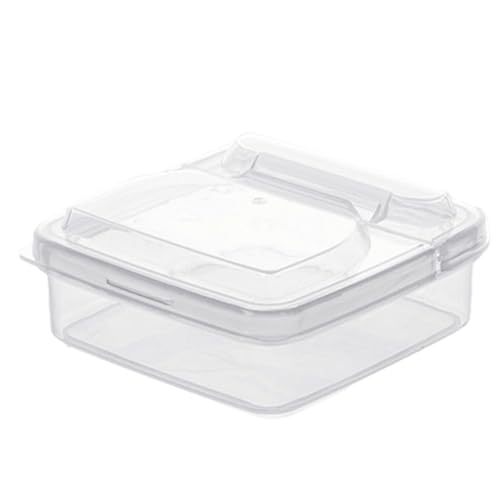 Feriany - Caja de almacenamiento transparente versátil, ideal para quesos, mantequilla, cebollas verdes y frutas, organizador de refrigeradores apilable