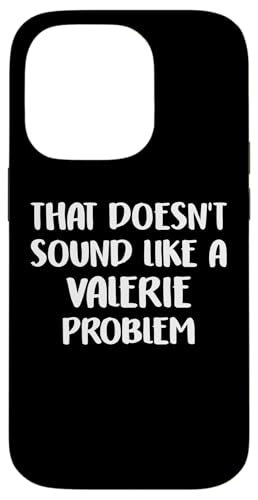 VALERIE Personalized Cute Flower Girls VALERIE Name スマホケース iPhone 14 Pro 用