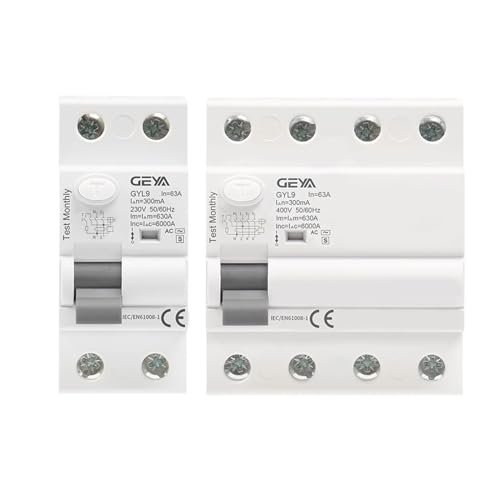 Disyuntor electromagnético GYL9 AC-S 2P 63A elimina apagones por corrientes transitorias 2