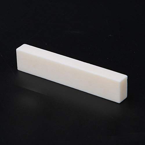 Porca de osso de guitarra Bnineteenteam, porca de guitarra acústica elétrica clássica DIY em branco