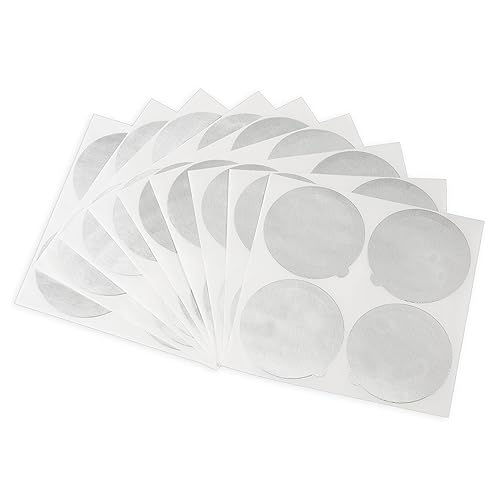 100pcs Aluminum Foil Lids, 62mm Aluminum Foil Seals Aluminum Foil Lids for Coffee Reusable Aluminum Foil Seals Lid for Nespresso VertuoLine Refillable Capsule