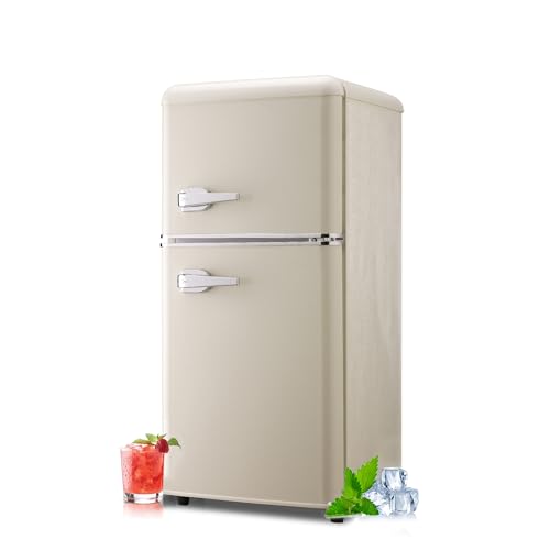 rosmena 3.5 Cu Ft Retro Fridge