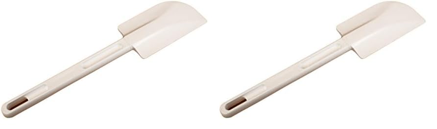 Rubbermaid Commercial Products Cold Temperature Scraper Spatula, White, 9.5 Inch, Clean-Rest Design (FG1901000000) (Pack of 2)