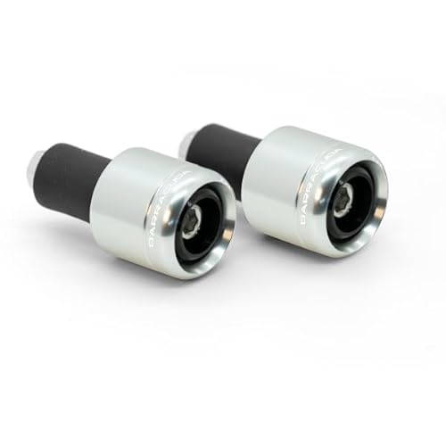 Coppia Antivibranti Colore Argento Alluminio Anodizzato Barracuda Moto Universali