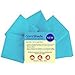 GlareShade Fluorescent Light Filter Diffuser Covers (5 Pack; Blue Color). Eliminate Harsh Glare That Causes Eyestrain and Headaches at Work and School While Improving Focus and Classroom Management.