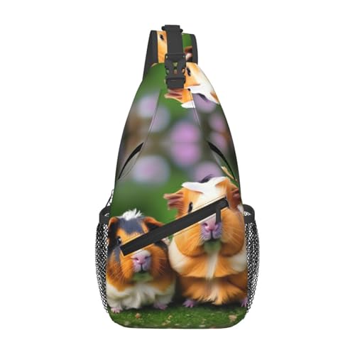 Morrales de crossbody con diseño de conejillos de indias miniatura 1