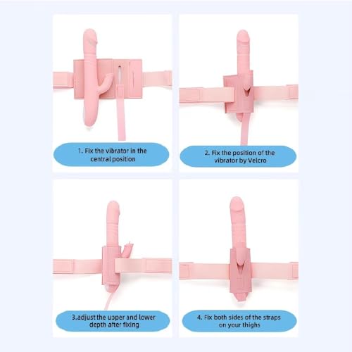 Image of BDSM Sex Toy Female Dildos Restraint Leg Straps, BDSM AV Vibrator Forced Strap for Women Hands-Free Play, Constrained Forced Strap for a Variety of Vibrators