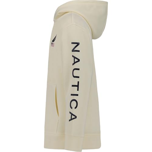 Nautica Boys' Long Sleeve Fleece Pullover Hoodie, Comfortable, Relaxed Fit2